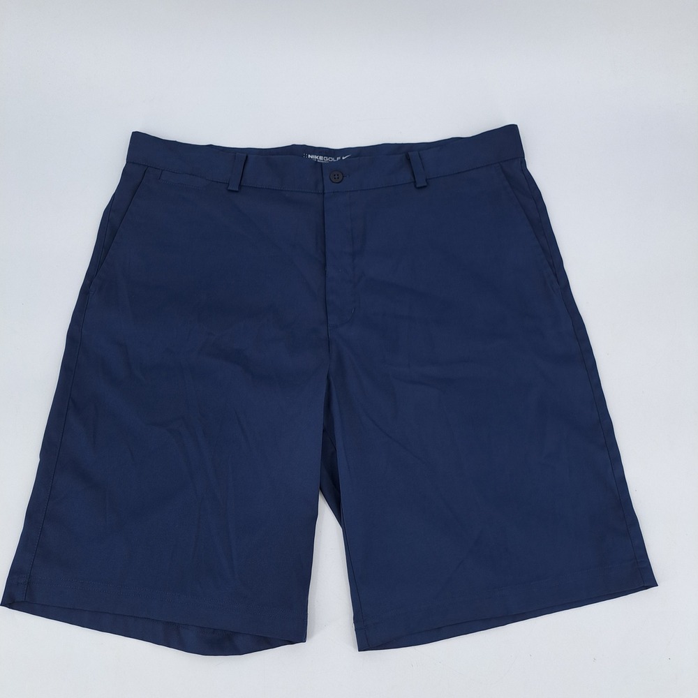 Nike Golf Tour Performance Shorts Mens 36 Polyester Navy Blue Solid Dri-FIT